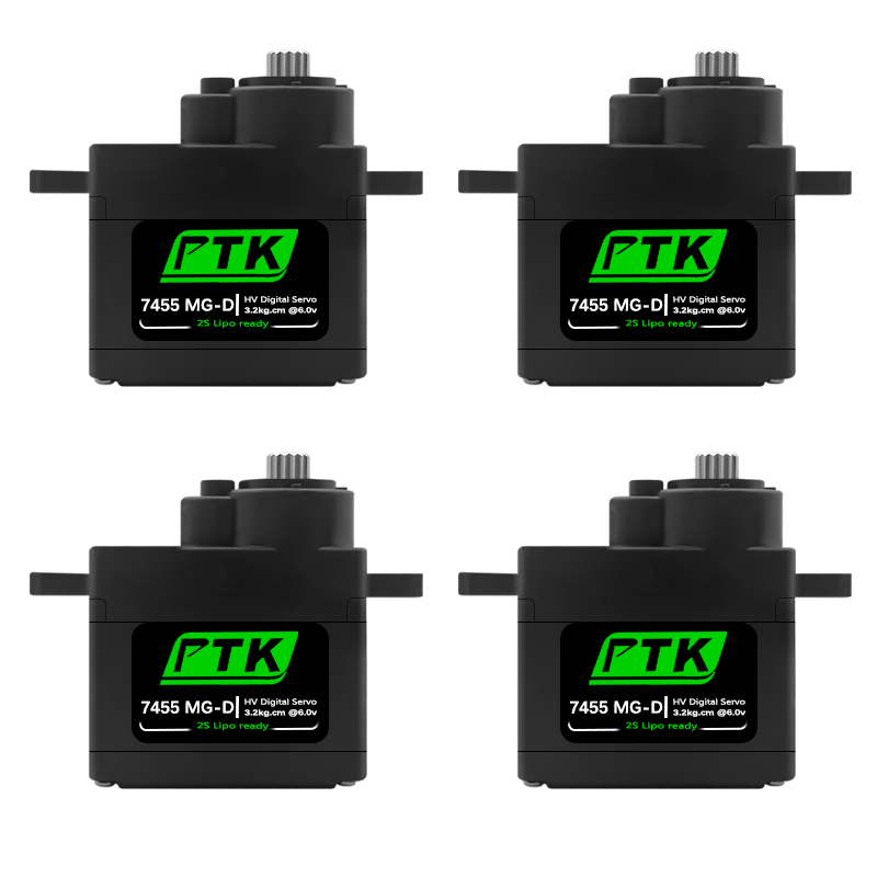 Rc Helicopter Servo - PTK 7455MG-D servo 12g Digitale Servo