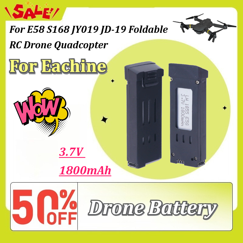 Nieuwe 3.7V 1800mAh Oplaadbare - Eachine Drone E58 recensie en prijs