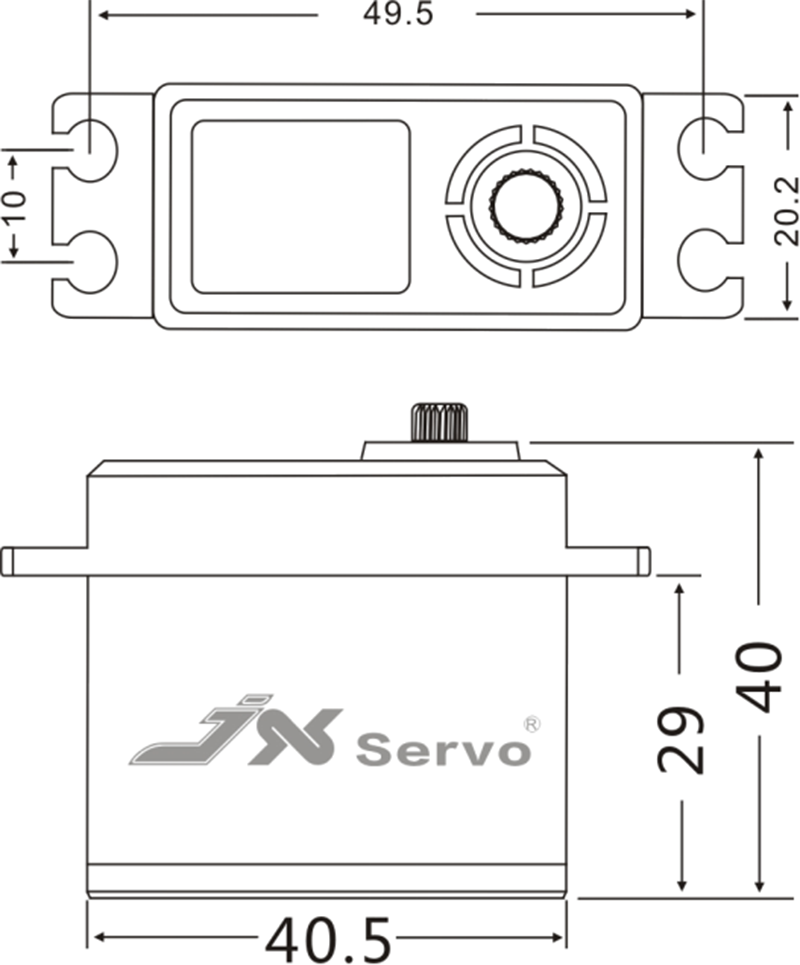JX Servo CLS-6322HV 22KG Hoog  - Rc Helicopter Servo recensie en prijs