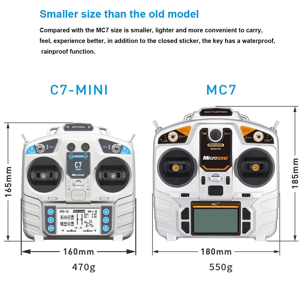 MicroZone MC7 Controller C7 MI - Rc Helicopter Mini recensie en prijs