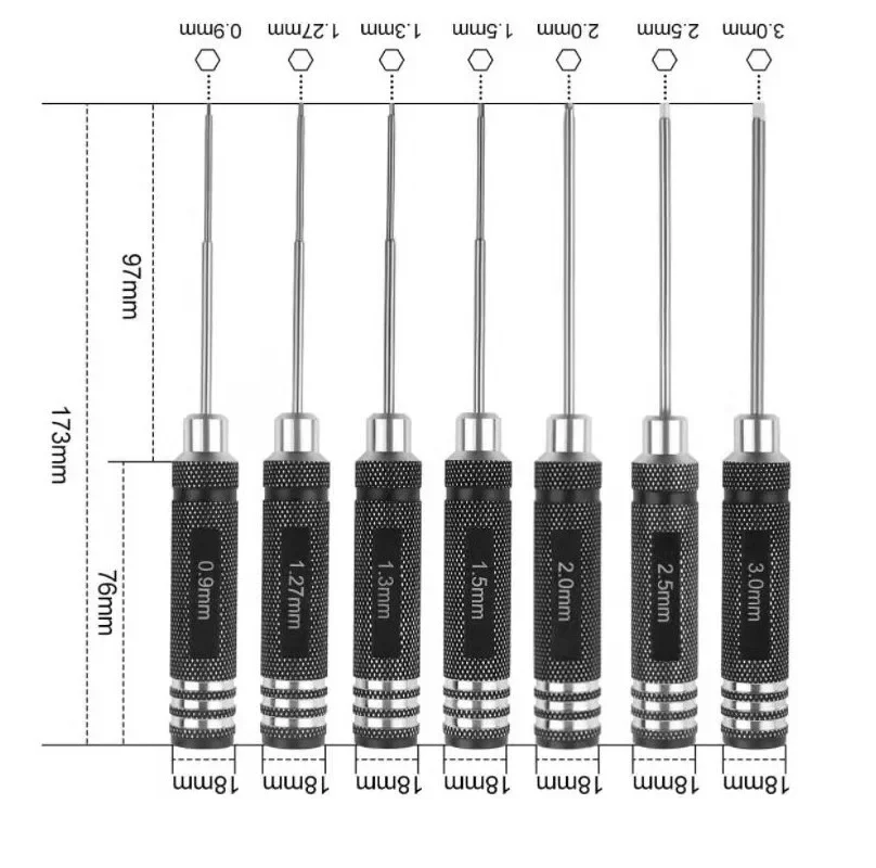 Hex Driver 7/4PCS Hex Allen Sc - Rc Helicopter Tool Kit recensie en prijs